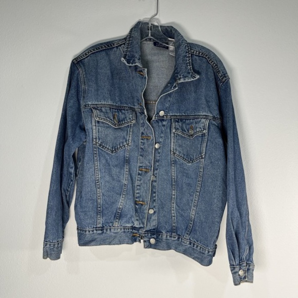 Vintage 90's The Rosie O' Show Blue Denim TV Promo‎ Jacket Women's Medium